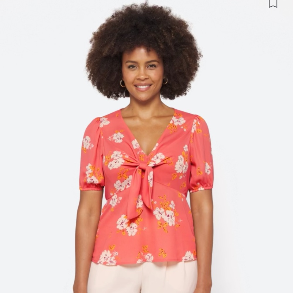 💥 HP🎉 NWT Lush Kaylani Pink Peplum Blouse